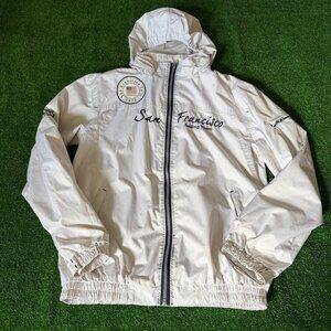 Vintage Citywear San Francisco Sailing Crew Windbreaker Jacket Retro Nautical M